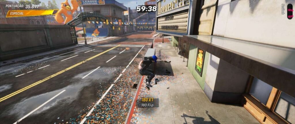 Fase de THPS4 em Tony Hawk's Pro Skater 3 + 4