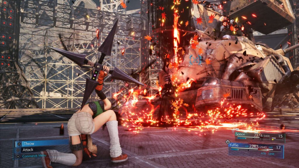 Uma das adições é o capítulo extra jogado com Yuffie