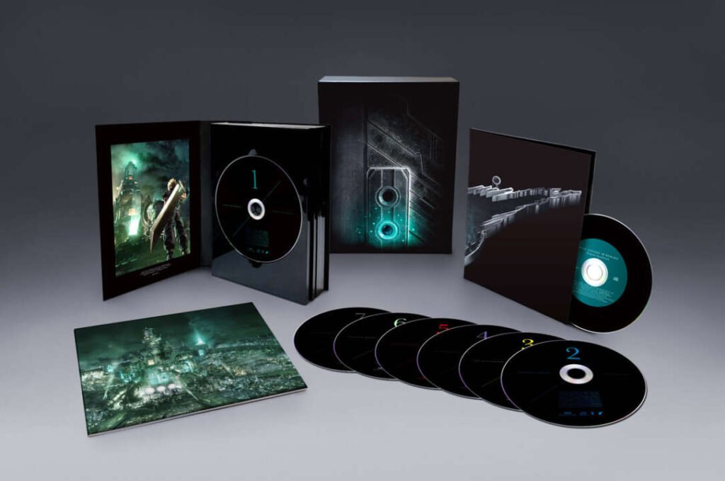 Final Fantasy VII coleciona diversos produtos em diferentes mídias, sendo a de trilha sonora a mais extensa delas
