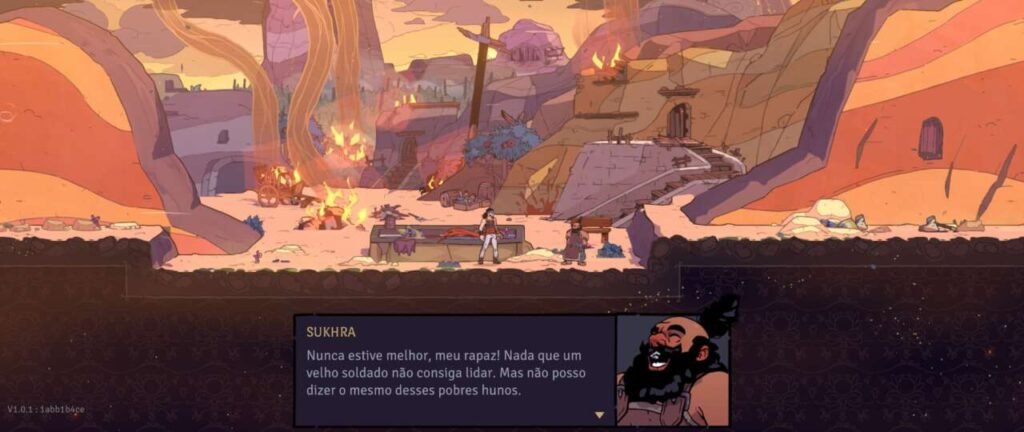Cena da trama de The Rogue Prince of Persia