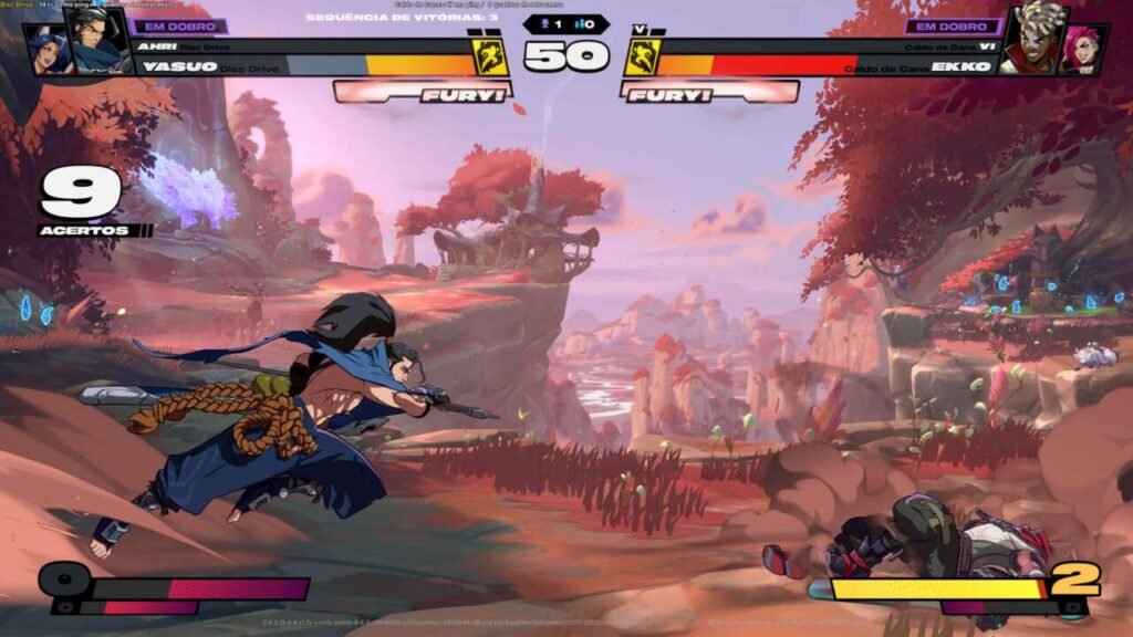 Yasuo e Ekko em 2XKO