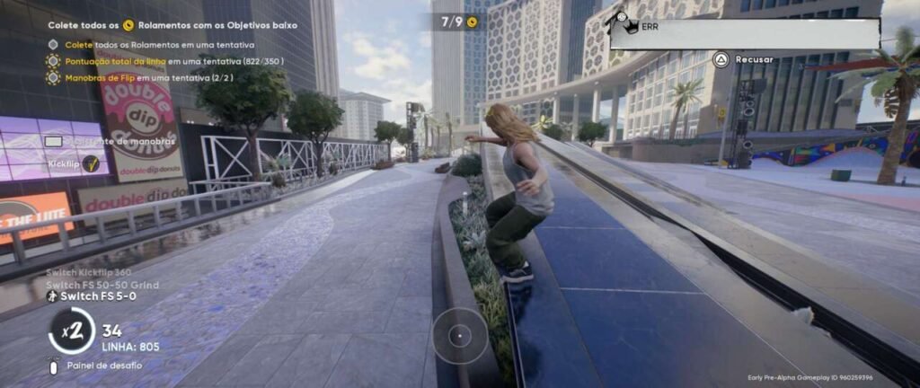Gameplay de Skate