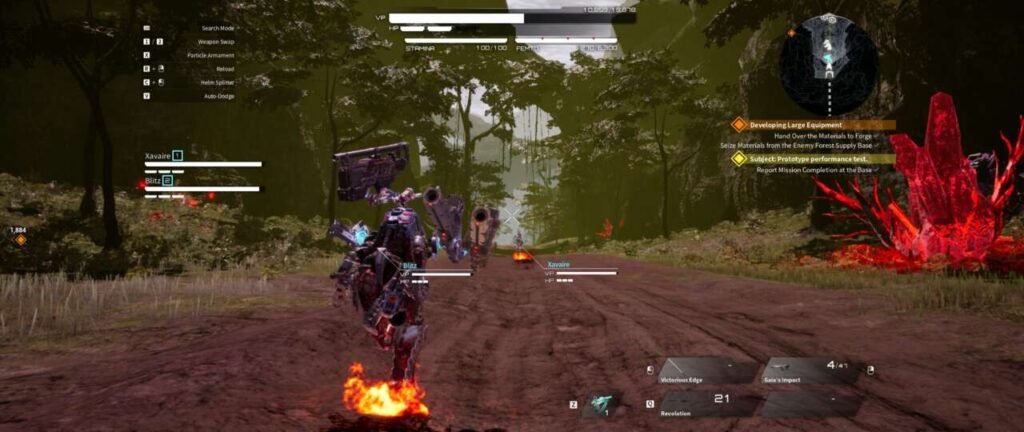 Jogabilidade de Daemon X Machina: Titanic Scion