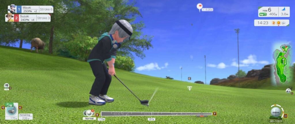 Jogabilidade de Everybody's Golf