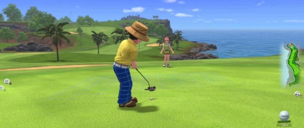 Jogabilidade de golfe