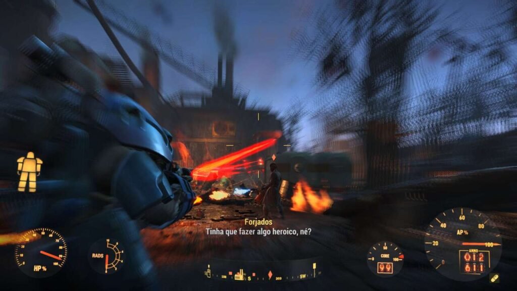 Combate intenso, armaduras de força, lasers e seu fiel cão sempre fizeram parte da franquia Fallout.