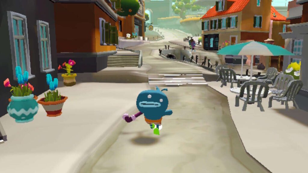 Imagem de Terry correndo na rua
