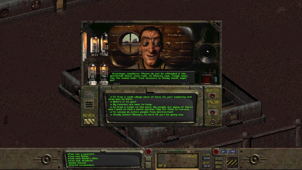 Converse, engane, convença a todos e use-os para seus objetivos. Essa são só algumas das maneiras de se jogar Fallout