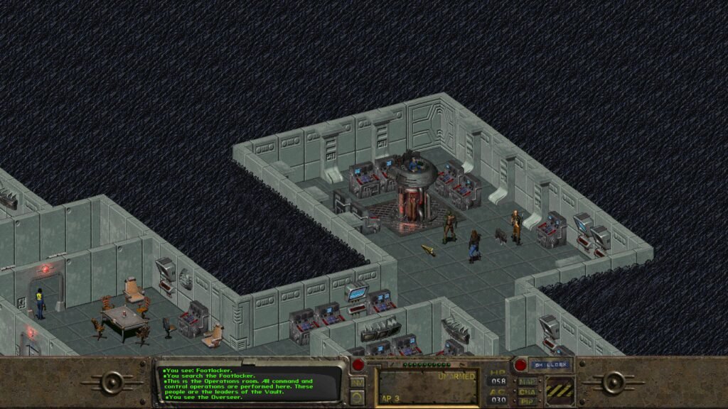 Fallout seria mais um dos vários RPGs isométricos lançados em sua época, mas seus conceitos únicos o destacaram dos demais 