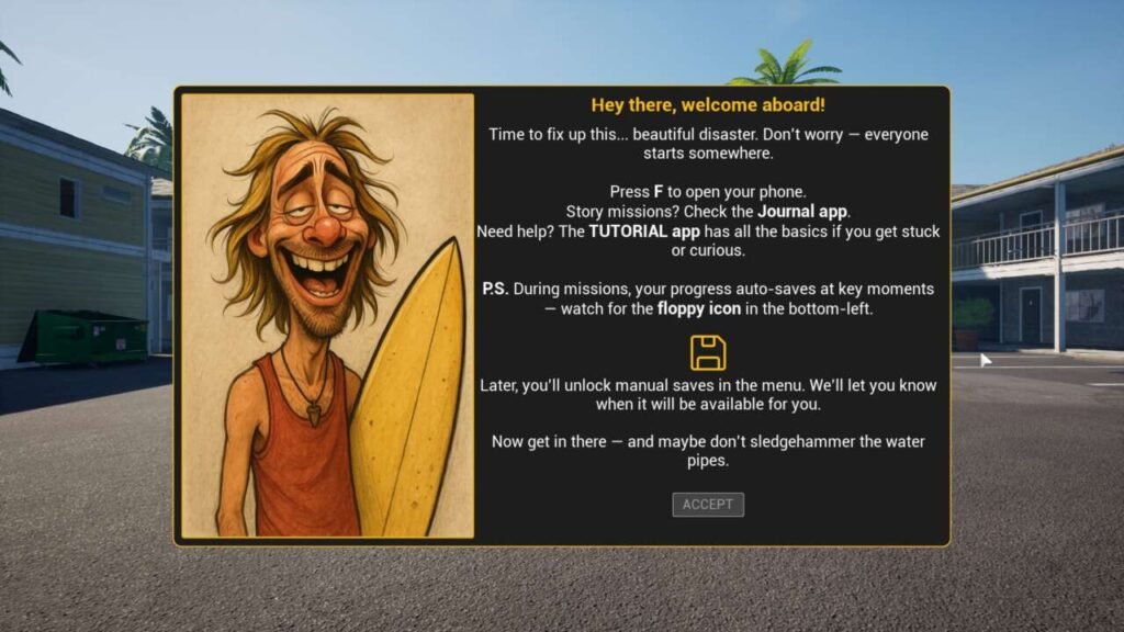 Tela de introdução do jogo.