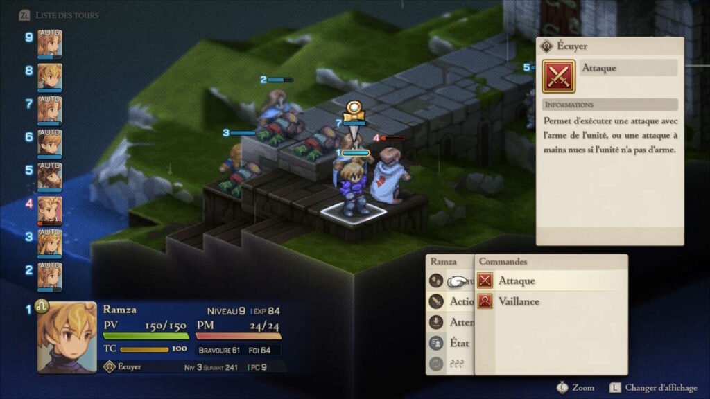 Cena mostrando gráficos da versão nova