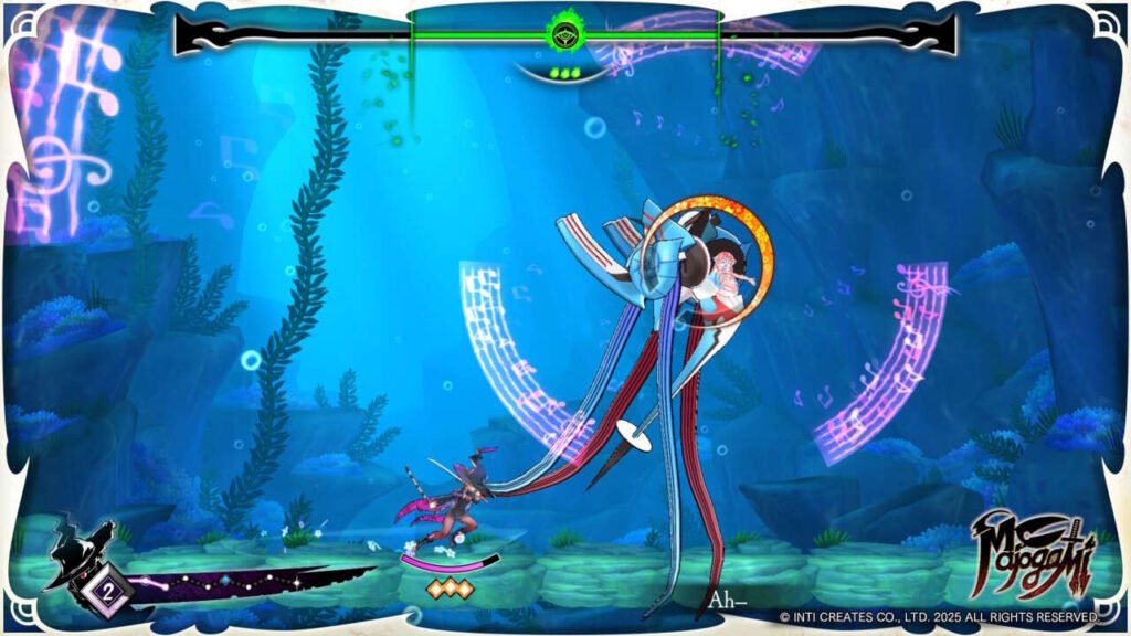 Efeitos visuais nas lutas contra chefes também são ótimos