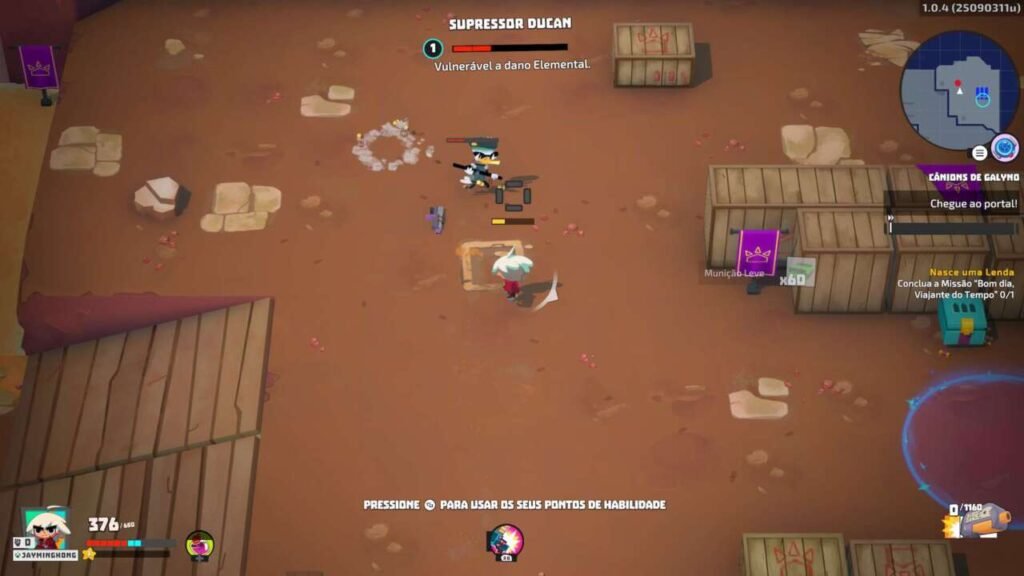 Cena de jogabilidade