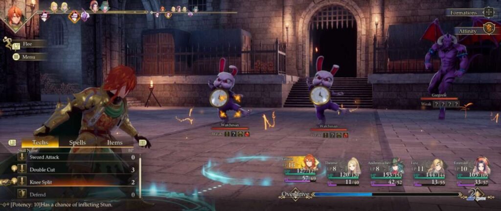 Combate de Romancing SaGa 2: Revenge of the Seven