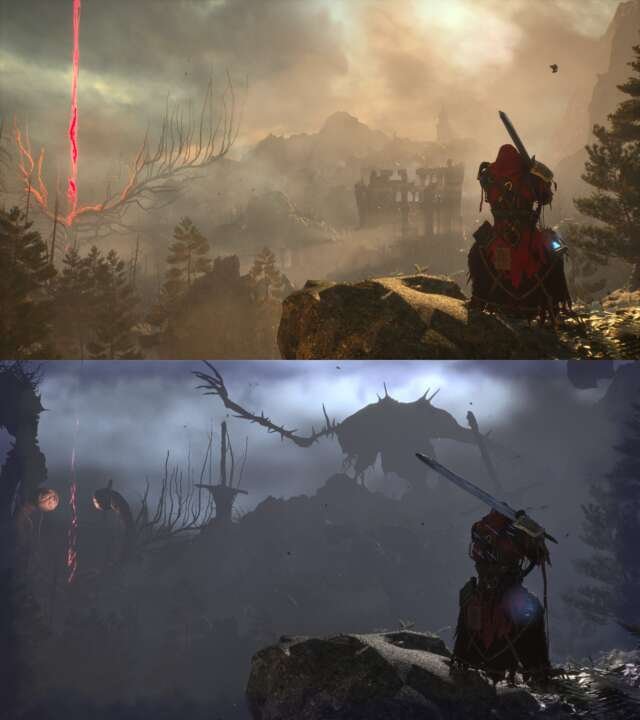 A mecânica que marca o jogo é a construção de dois mundos sobrepostos que podem ser visitados a qualquer momento.