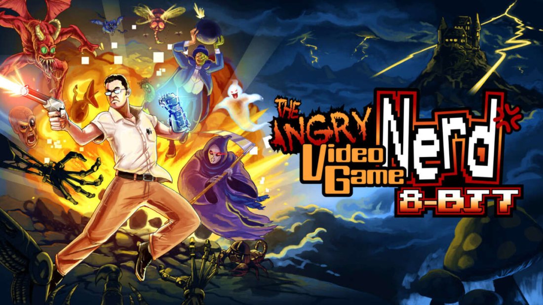 Angry Video Game Nerd 8-bit capa