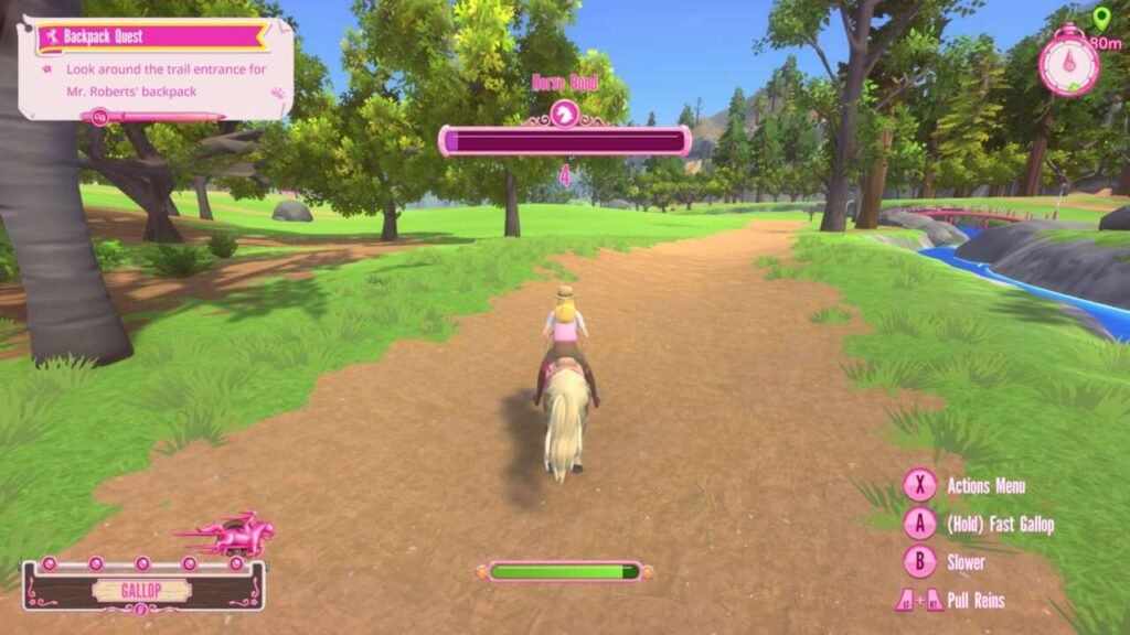 Cavalgue pelo mapa e faça as mesmas coisas