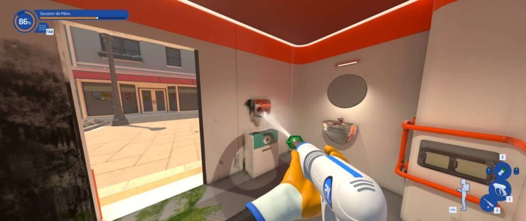 Limpando em PowerWash