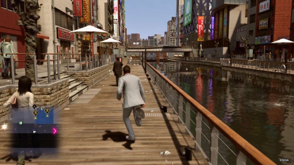 Osaka tem cenários mais abertos, com rios cruzando a cidade