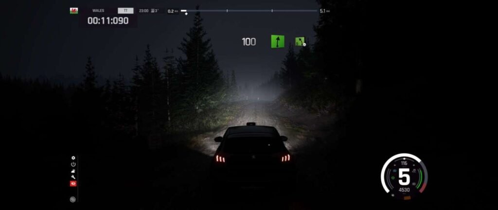 Noite em Assetto Corsa Rally