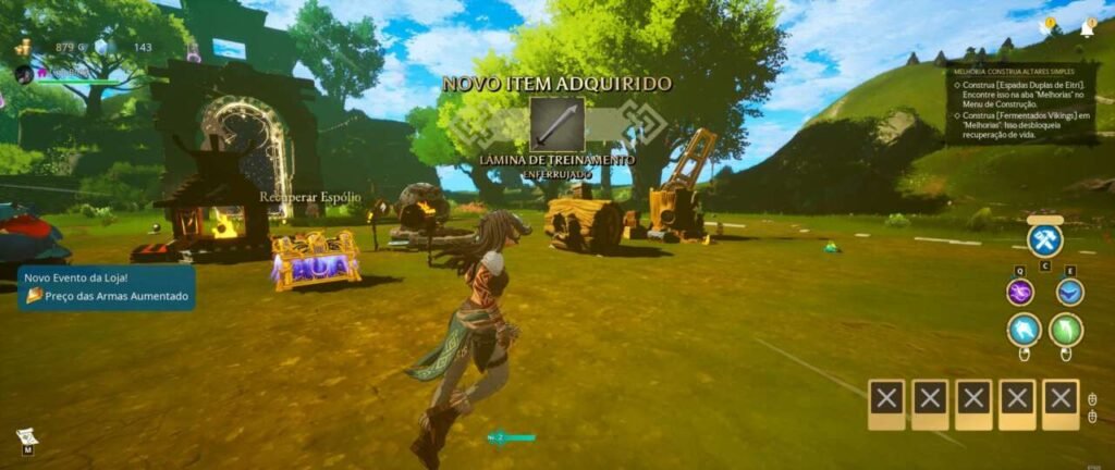 Gameplay de Cloudheim