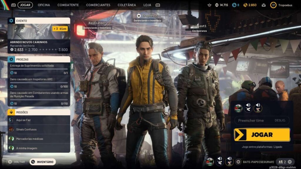 Missões, desafios, eventos, etc. Não faltam atividades para você perder horas.