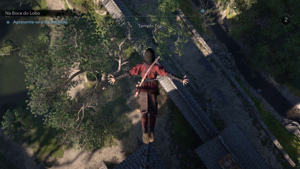 Yasuke tem mais dificuldades em escalar assim