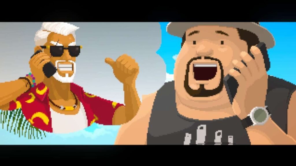 Dave e seus companheiros se aventuram nas profundezas.