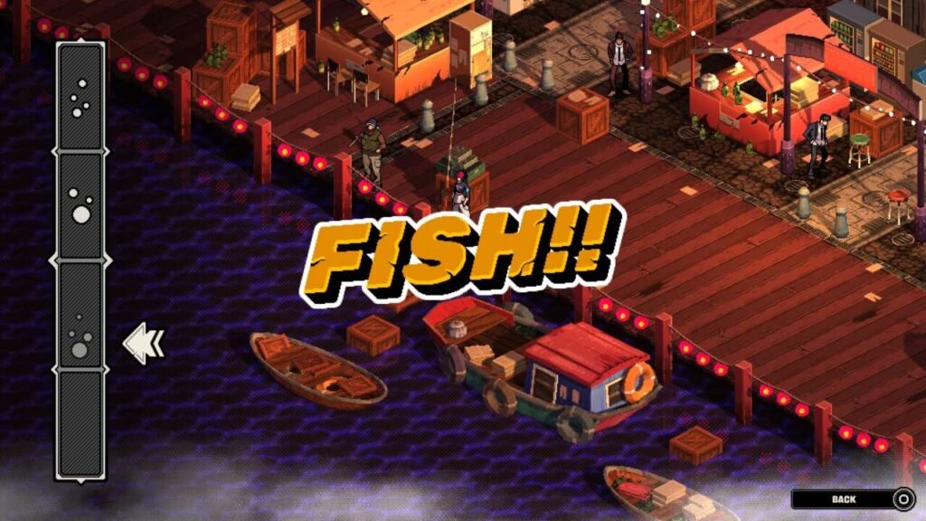 O minigame de pesca é bem divertido.