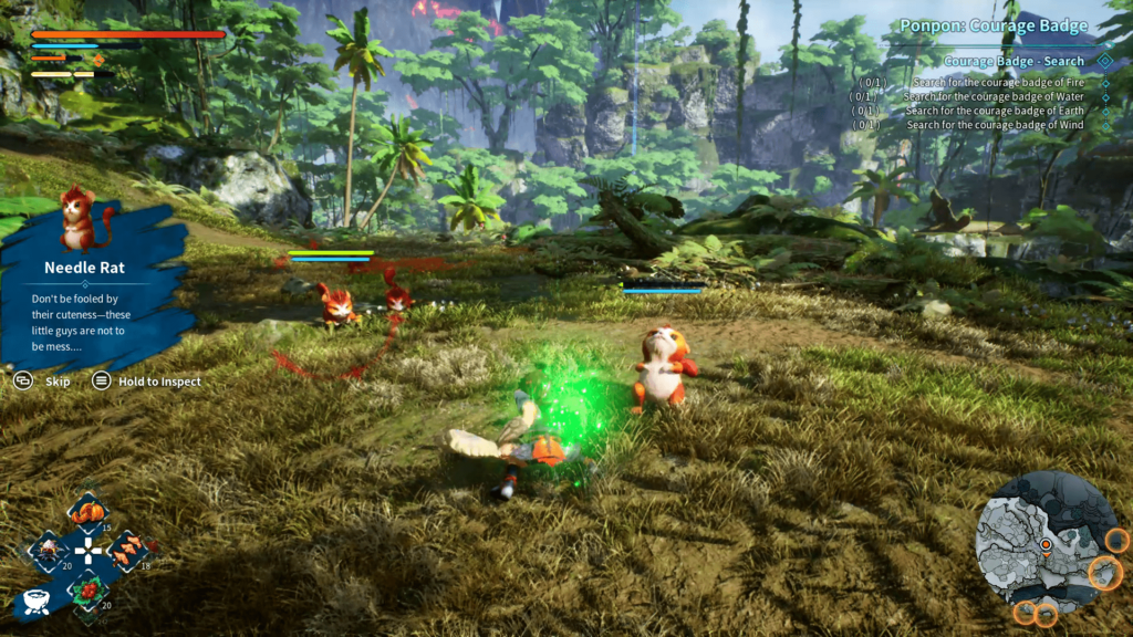 Combate e habilidades acabam sendo simples demais, assim como o personagem