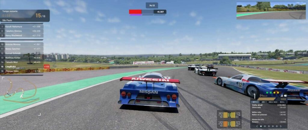 Corrida em Project Motor Racing