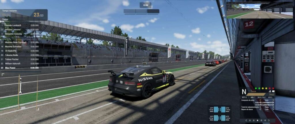 Jogabilidade de Project Motor Racing