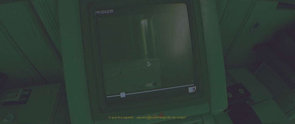 Cena da jogabilidade de Routine