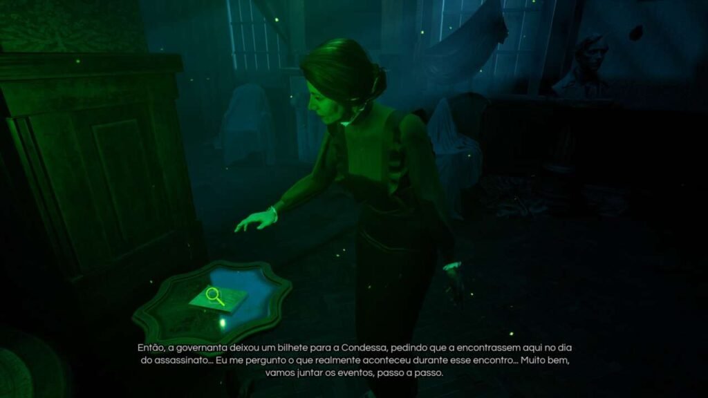 Embora seja um jogo de investigação, o jogo é completamente linear.