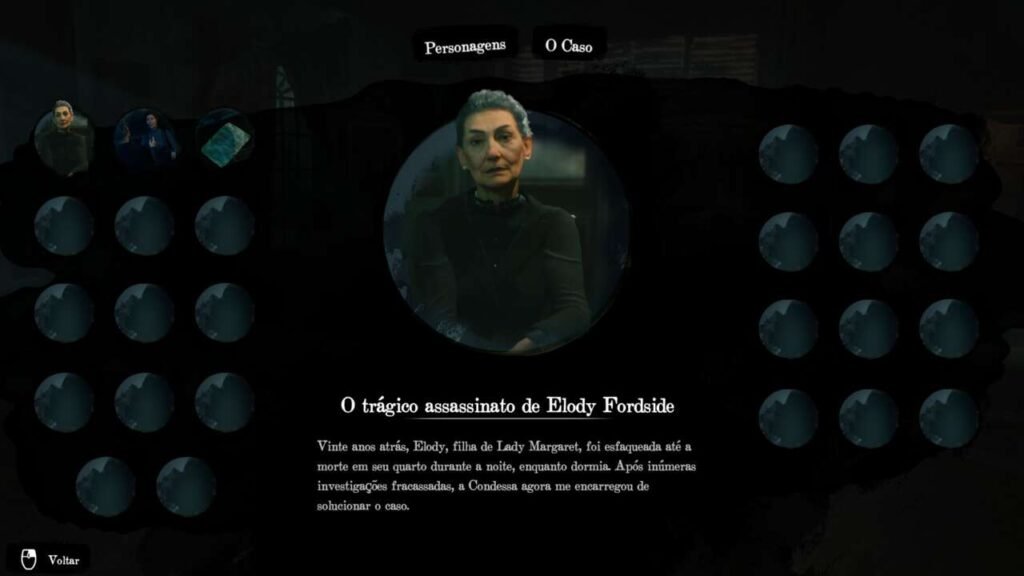 A estética noir é quase que obrigatória em um ambiente de investigação, e na maioria das vezes o melhor cenário