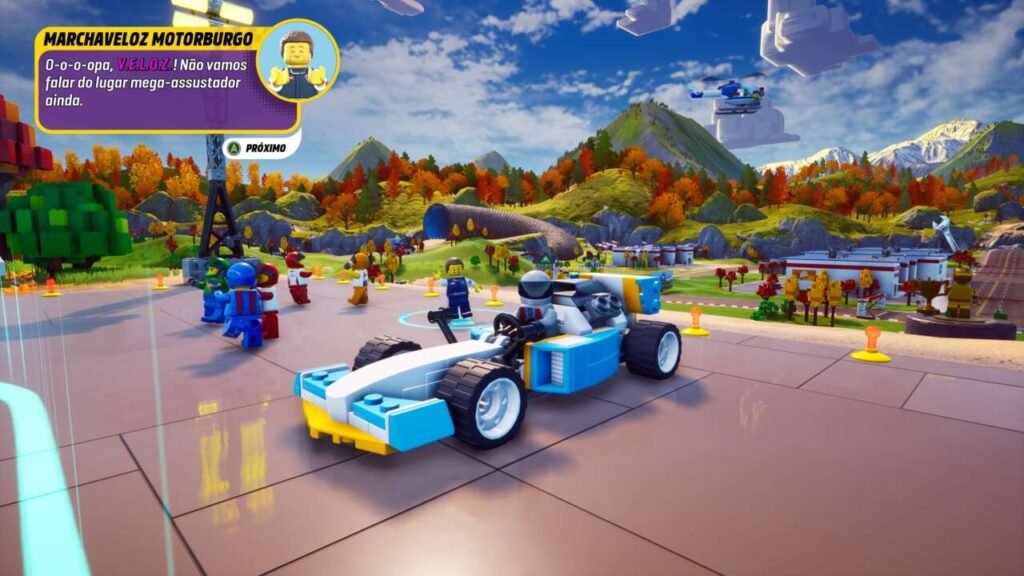 Carro em LEGO 2K Drive