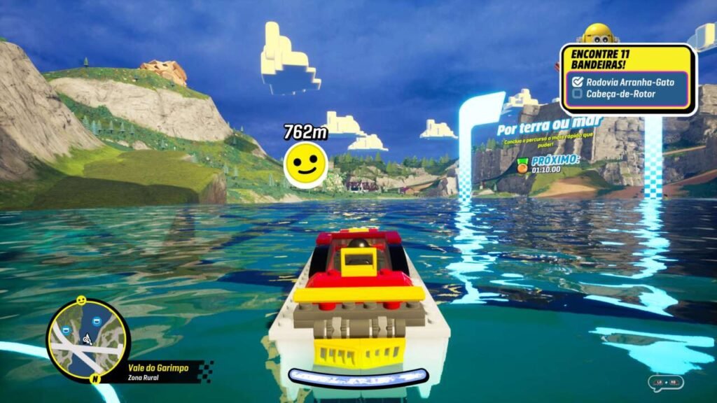 Corrida em LEGO 2K Drive