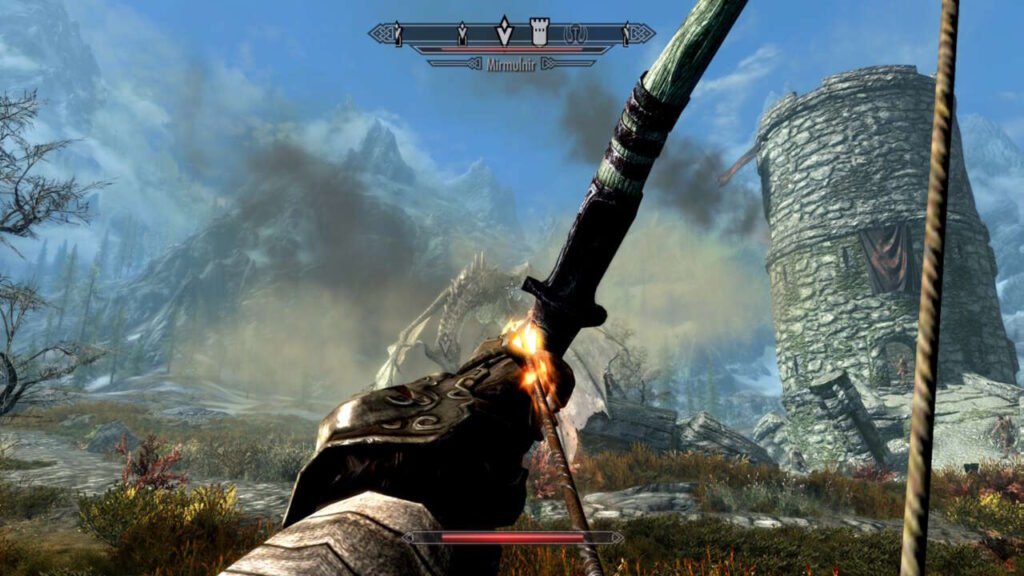 Eu particularmente prefiro mirar com os controles por movimento