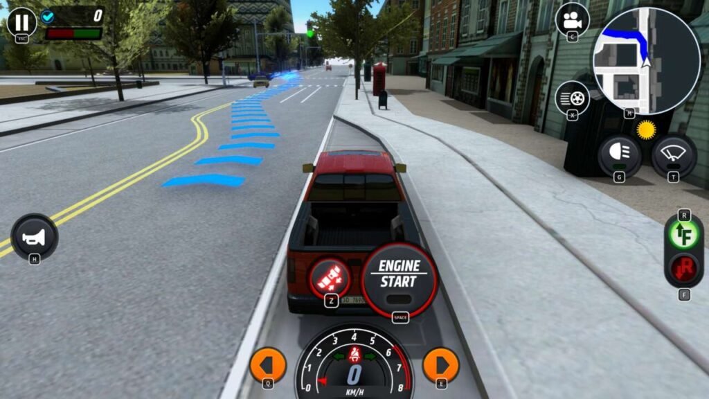 In-game do jogo, com todas as regras a serem seguidas