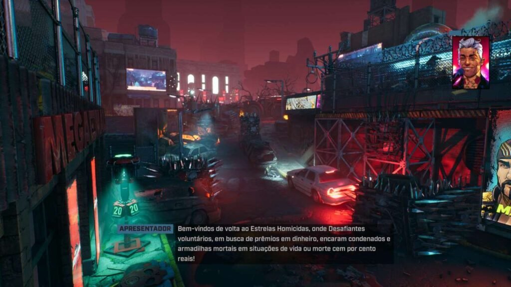 Navegue por áreas entre as missões.