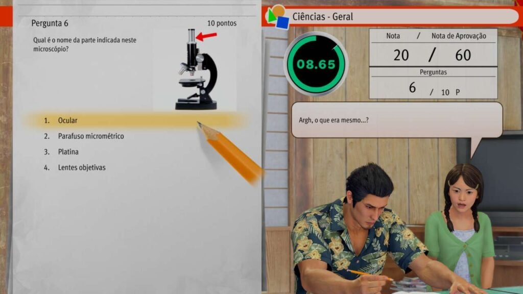 Dever de casa em Yakuza Kiwami 3