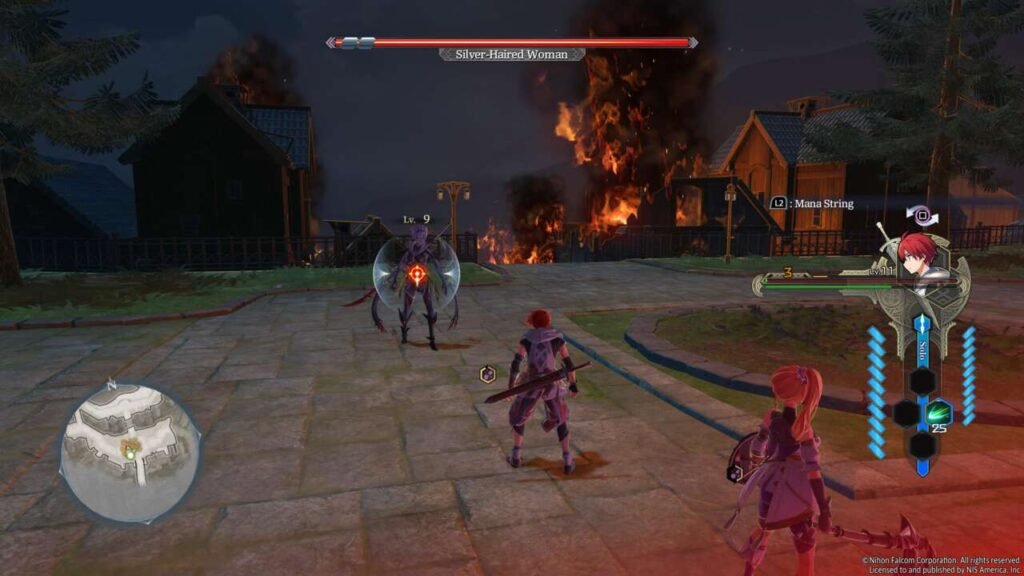 Enfrentando uma das comandantes do exército de criaturas imortais.