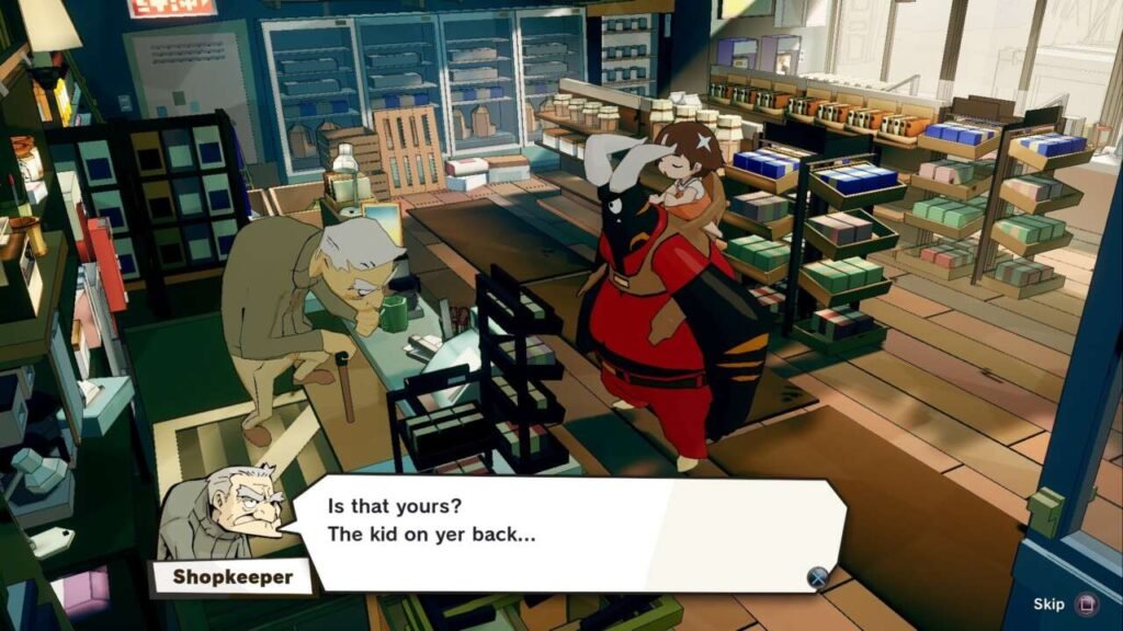 Diálogo em Damon and Baby