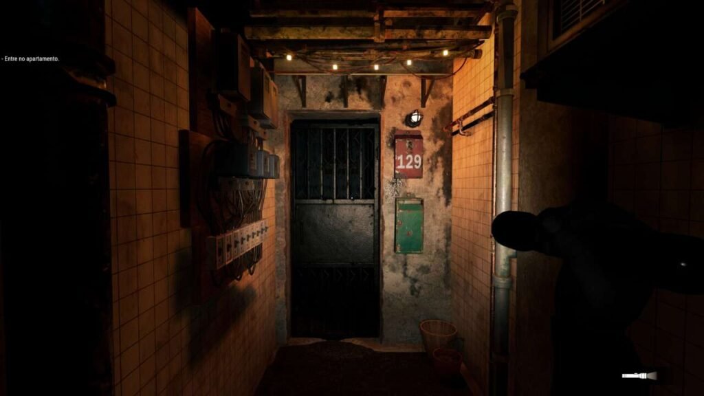 Você vai entrar no apartamento 129?