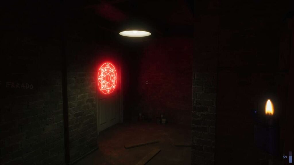 Tire os selos das portas que impedem sua passagem.