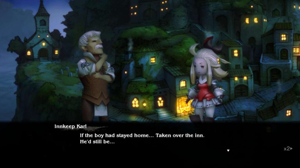 Conversa em Bravely Default