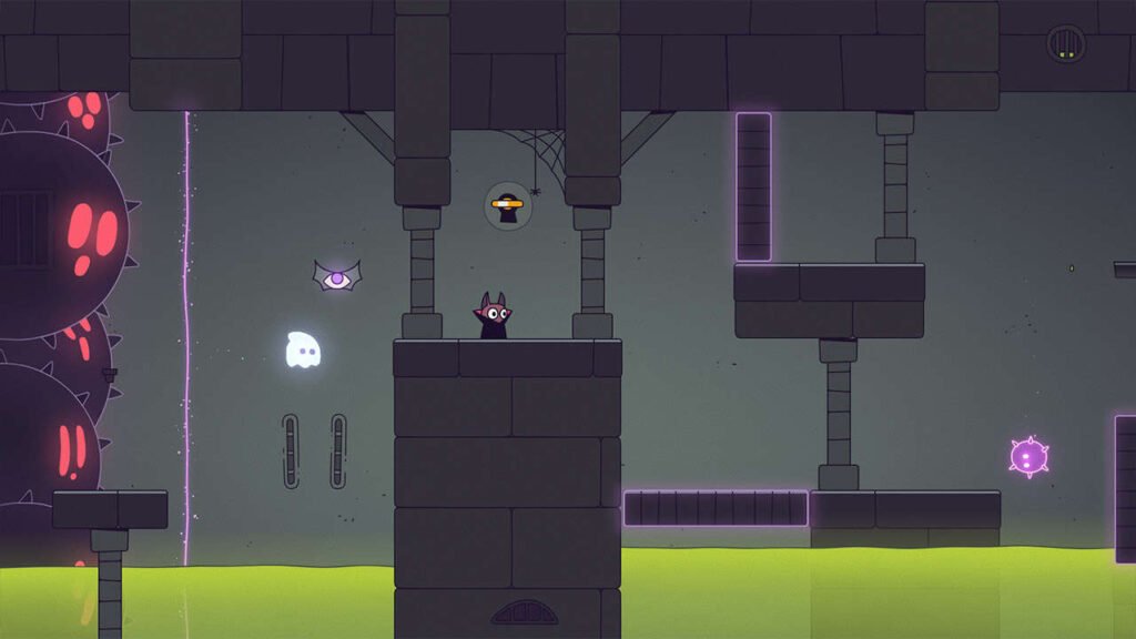 Cena de perigo com água ácida