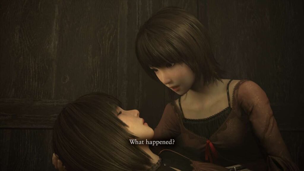 Mio sempre se preocupando em manter Mayu segura.