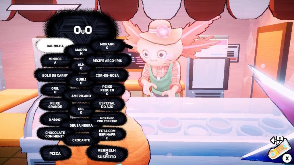 Cena de conversa com vendedor de sorvetes