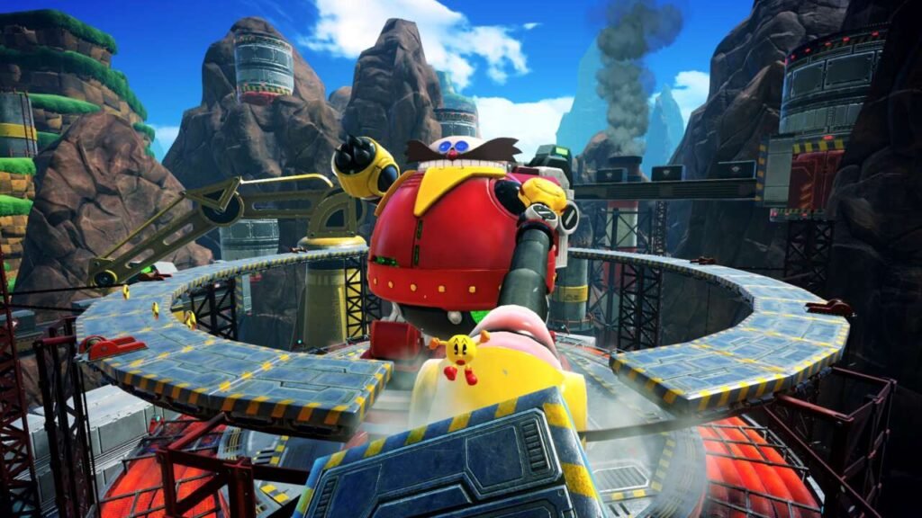 Cena de batalha contra Robotnik